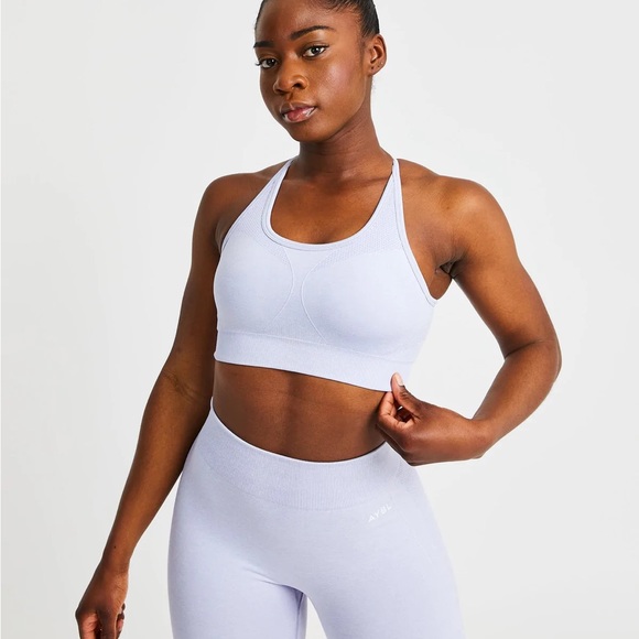 AYBL Motion Seamless Legging and Sports Bra set in Ice Blue - Picture 5 of 7